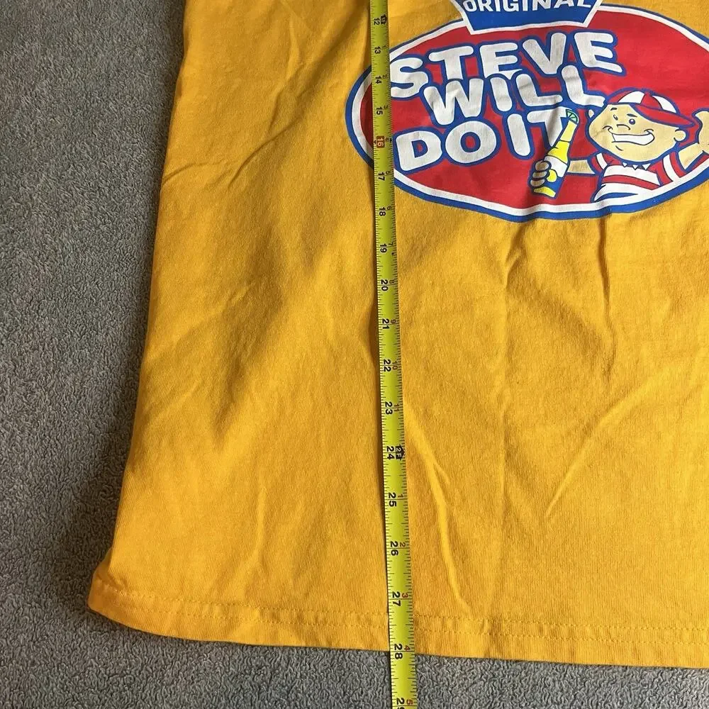 Full Send Men's Large Yellow Stevewilldoit Tank Top Nelk Boys Original Bubblegum